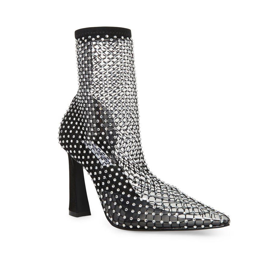 Silver Steve Madden Saphina Women's Heels | PH 1590ALJ